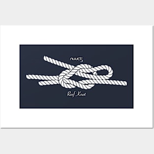 Nautical Reef Knot by Nuucs Posters and Art